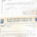 התכתבות קרן קימת לישראל עם ועדת קירינאיקה בבנגזי על העברת תרומות, 1945
