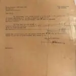 מכתב קרן קימת לישראל — אישור קבלת תרומות הקהילה בבנגזי, אפריל 1946